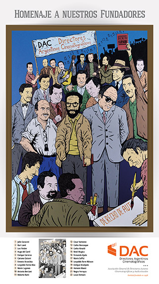 Poster Homenaje a los Fundadores de DAC